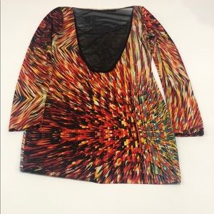 Mini dress 30 inches from top to bottom.